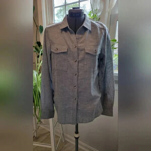 Toad and Co button down fleece style top